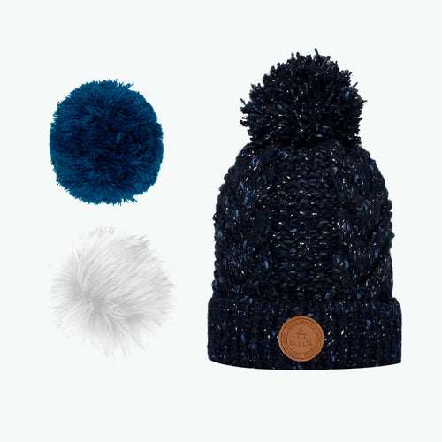 Bonnet Brick Lane Bleu marine - Polaire - Cabaia