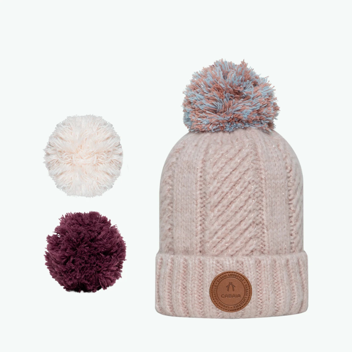 Bonnet Garibaldi Rose clair - Cabaia - 