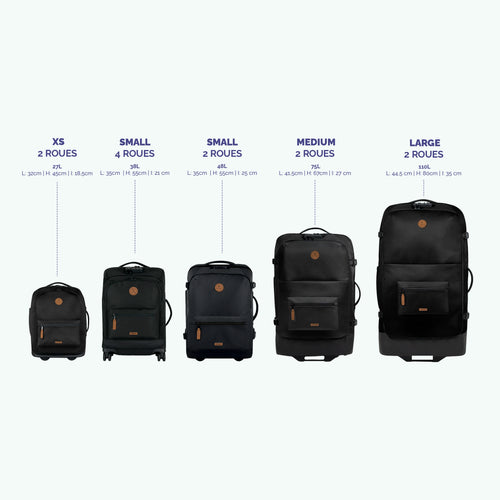 Valise souple 2 roues XS Berlin - Cabaia -  - Cabaia
