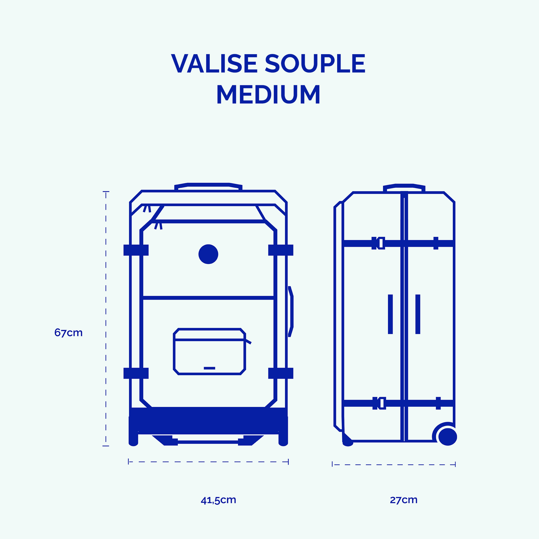 Set de 2 valises Reykjavik - Cabaia - 