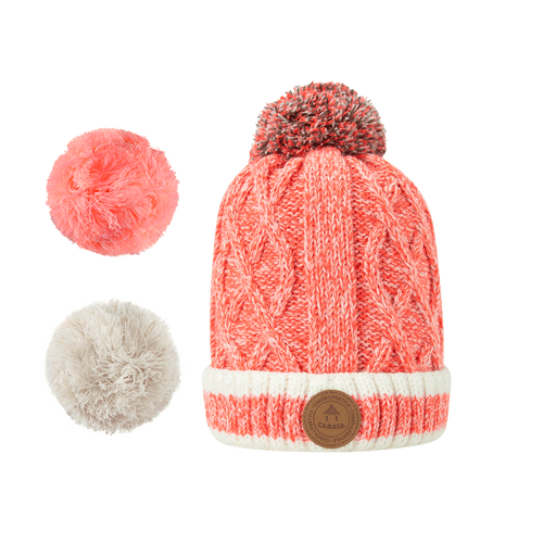 Bonnet Jus de Pomme Coral Enfant - Polaire - Cabaia