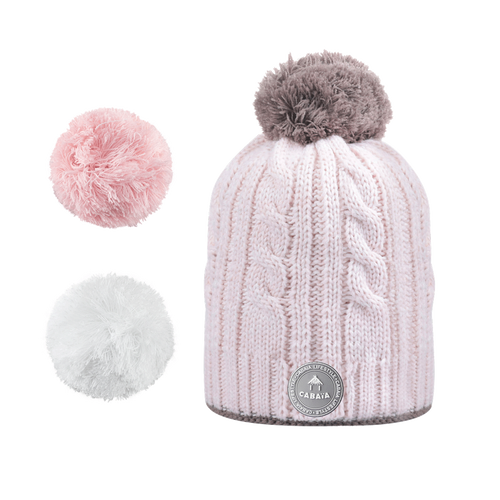 Bonnet Creamy Gin Rose pâle - Cabaia -  - Cabaia