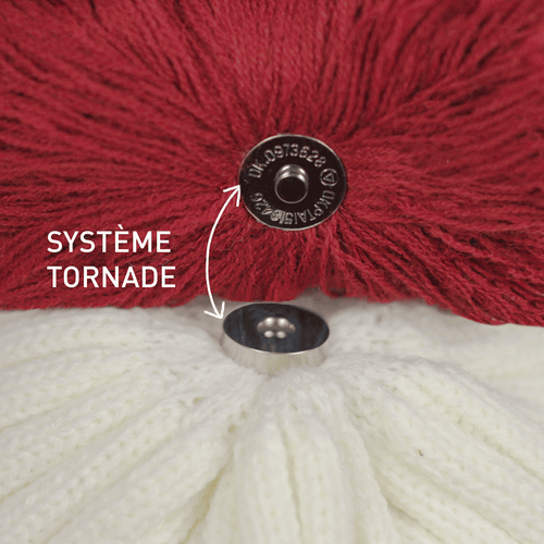 Bonnet Kir Royal Blanc - Polaire - Cabaia -  - Cabaia